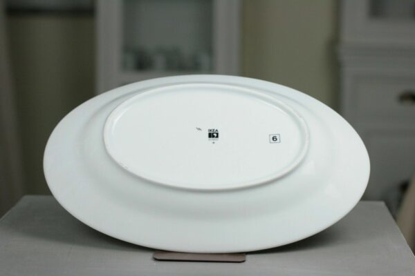 Ikea Accenten große Servierplatte Platte Oval Porzellan Tafelservice alt 80er