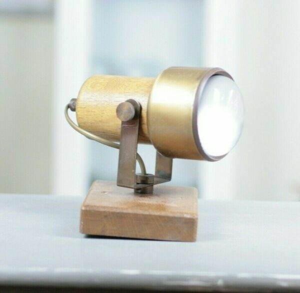 Deckenlampe Strahler 50er 60er Mid Century Kupfer Messing einflammig antik alt