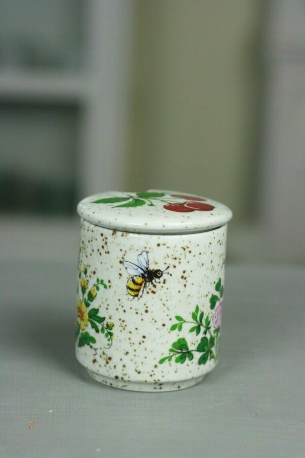 Honigtopf Dose R.S. Rosler Bavaria Farmer-Look Stoneware Keramik Honig Honey