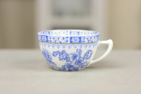 Mitterteich China Blau Tasse & Untertasse Kaffeeservice Porzellan