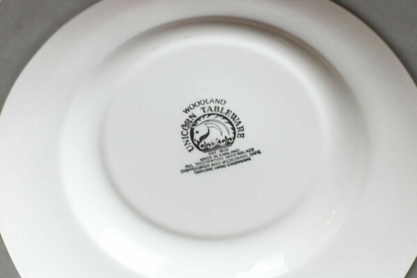 Woodland Unicorn Tableware Dishwasher Speiseteller Teller England Burgenland
