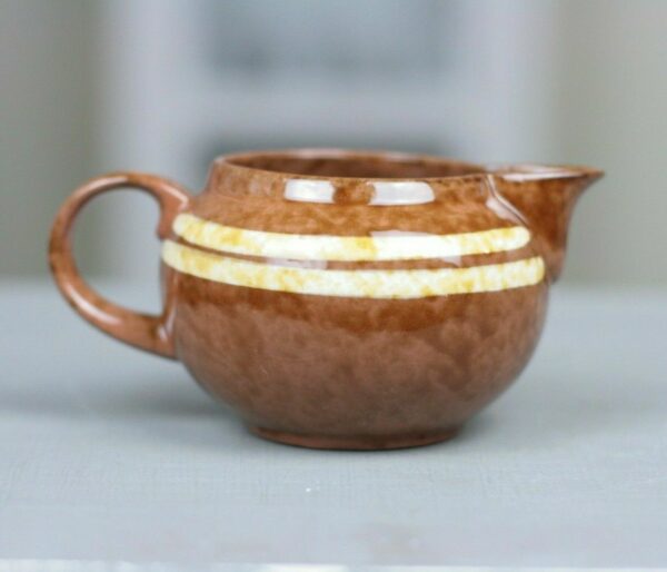 Zuckerdose DDR Rheinsberg Keramik braun Kaffeeservice Made in GDR 60er