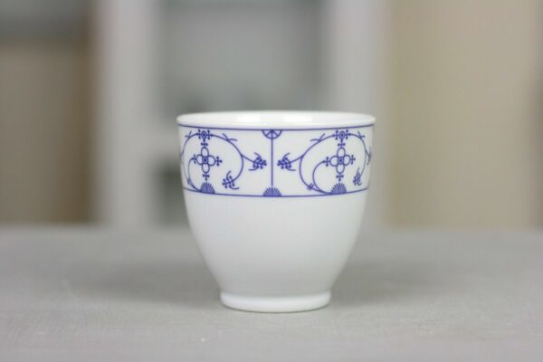 Eurohome Tasse Kaffeetasse Kaffeeservice Porzellan Strohblume indisch blau