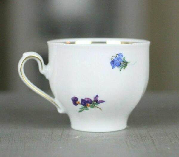 Mitterteich Bavaria Tasse Kaffeetasse Blumen Blumendekor Porzellan Kaffeeservice