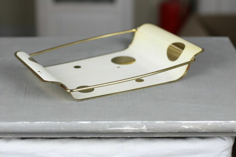 Schale Ablage Metall Messing 50er 60er Art Deco Messing Gold Mid Century antik