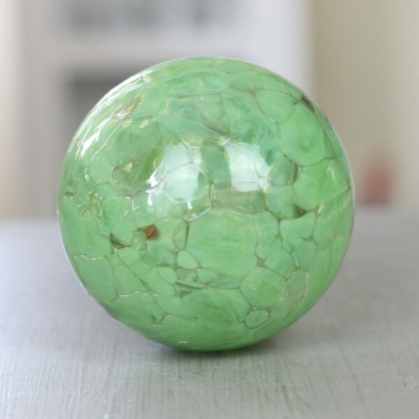 Dekokugel Glaskugel Kugel Glas mundgeblasen handbemalt grün