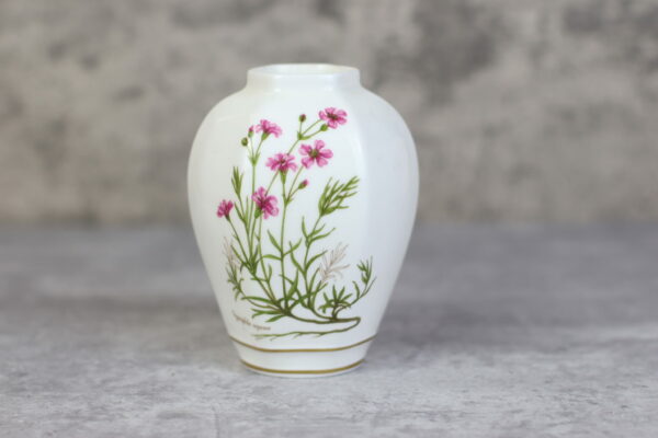 Vase St. James London Fine Bone China England Botanik Blumen
