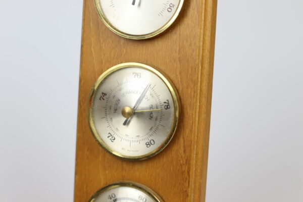 Vintage Barometer Thermometer Hygrometer Wetterstation Holz