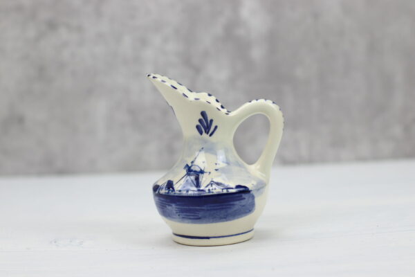 DELFT Deflter Blau Kännchen Kanne Vase Handmalerei Holland Porzellan